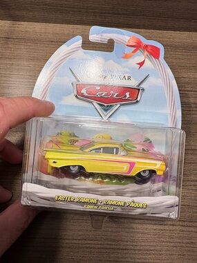 Pixar Cars Easter Ramone Die-Cast Car - Yellow with Pink Accents American releas